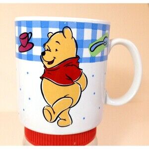 Vintage Disney Winnie The Pooh Mug with Pooh  1997 Sakura
